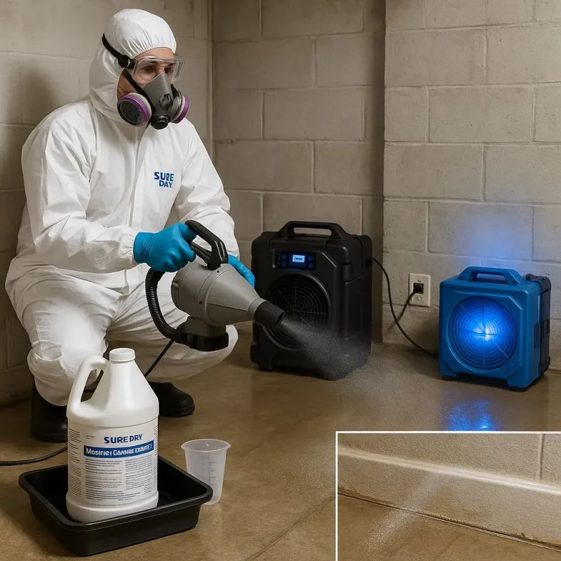 Sanitization and Odor Removal process in New Providence, NJ